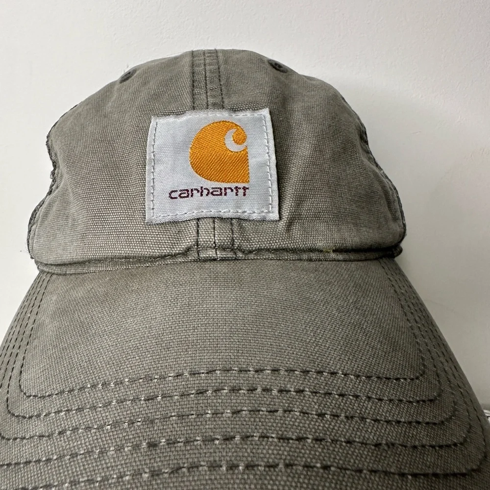 Carhartt Hat Trucker Ball Cap Snapback Mesh - Picture 3 of 7